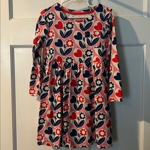 Mini Boden Pink Red and Blue Floral Dress